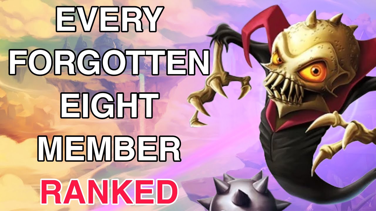 Ranking Every Member Of The Forgotten Eight Based On Their Designs