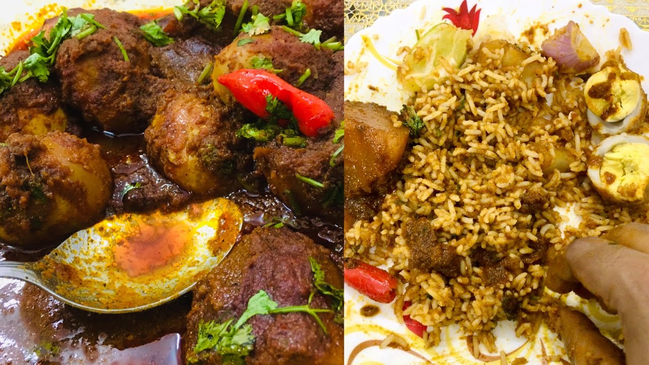 হাঁসের ডিমের লাল লাল কষা দিয়ে এক থালা ভাত || FULL RECIPE || DUCK EGG CURRY