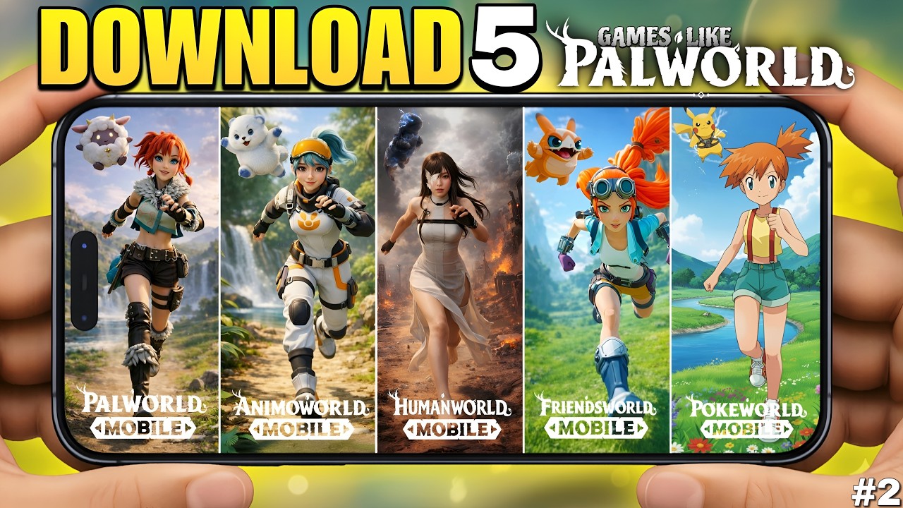 PALWORLD MOBILE 😍 LIKE 5 BEST GAMES | PLAY BEFORE PALWORLD MOBILE RELEASE 🔥 #2