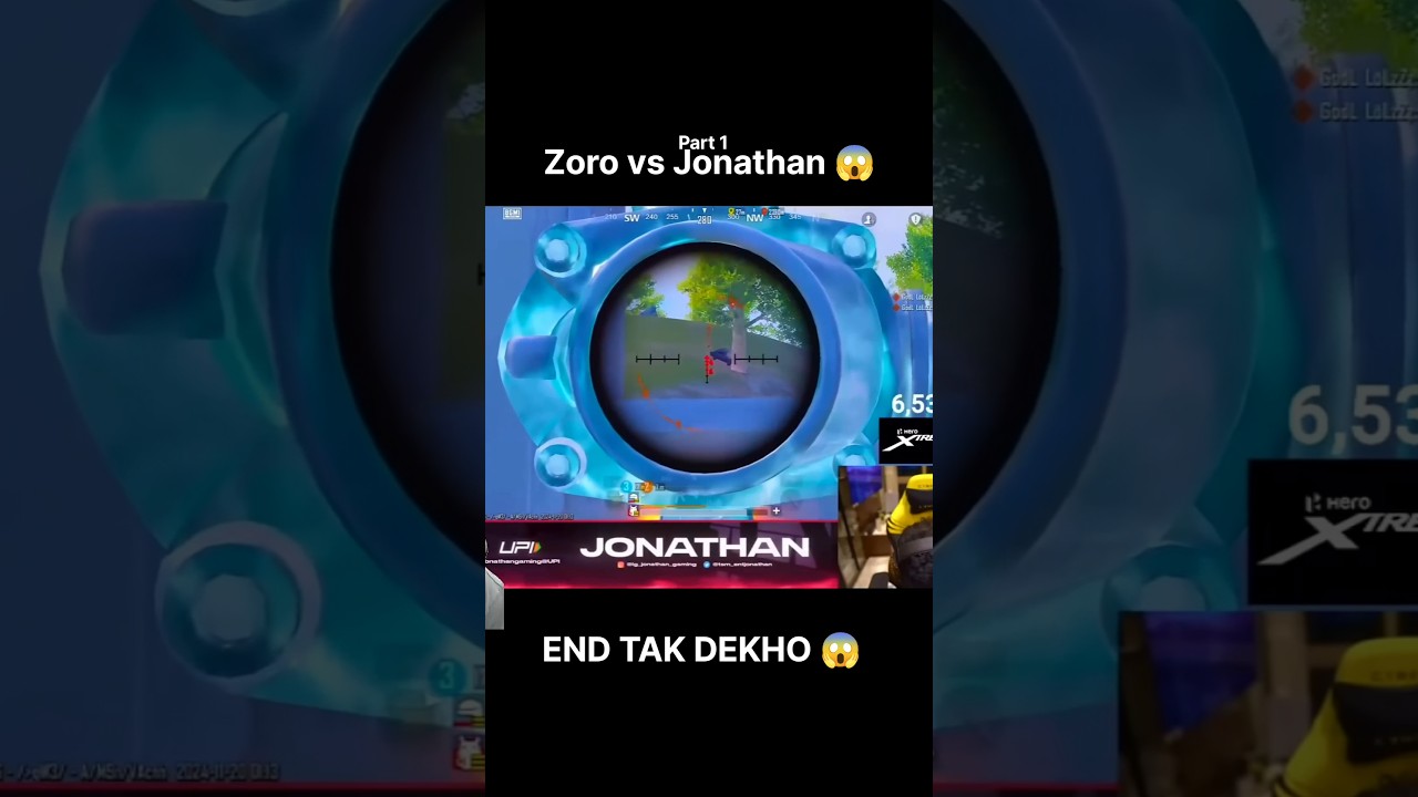 Zoro vs Jonathan 😱 | Bgmi Intense Fight 🔥