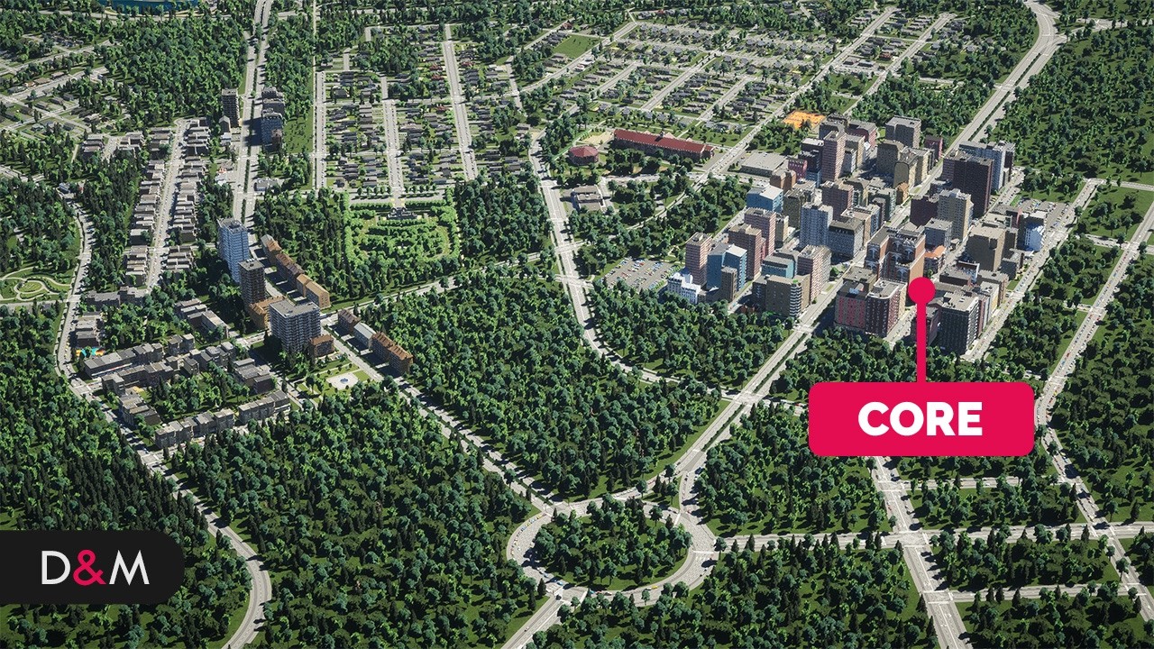 Создание компактного городского центра | Проектирование и управление | Cities Skylines 2