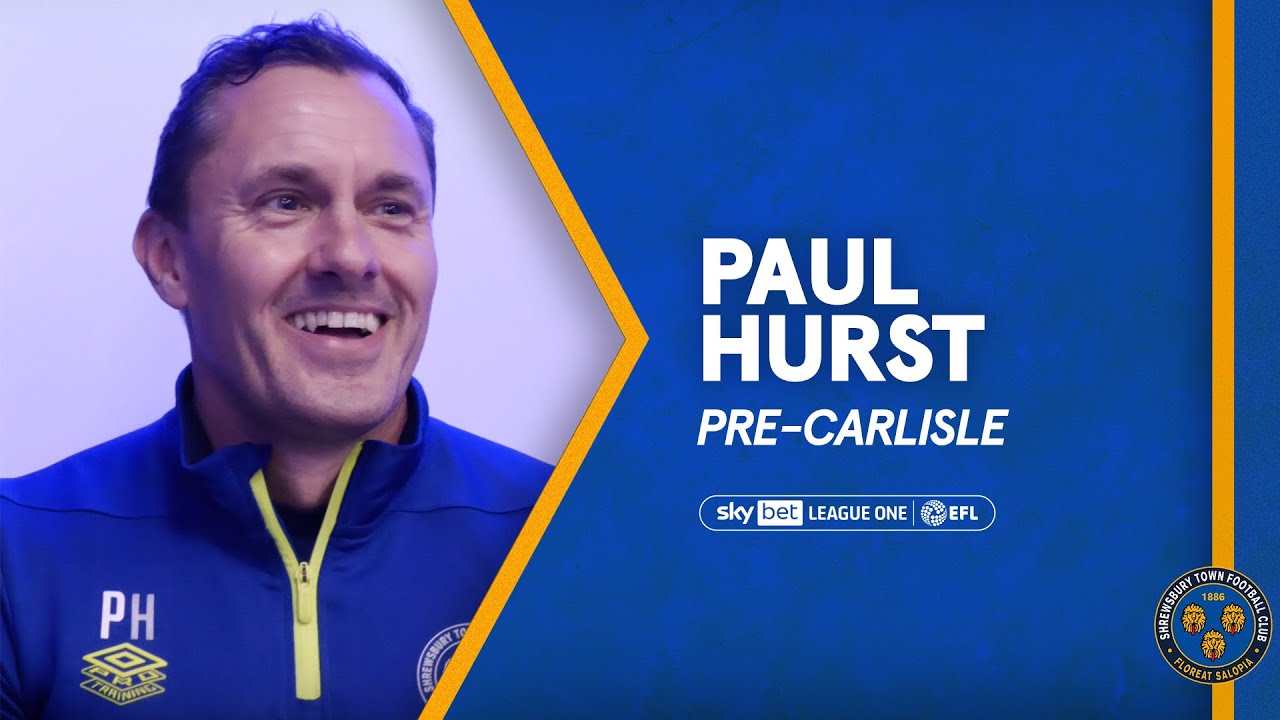 Pre-Carlisle | Paul Hurst discusses our Armed Forces fixture and Saturday's opponents