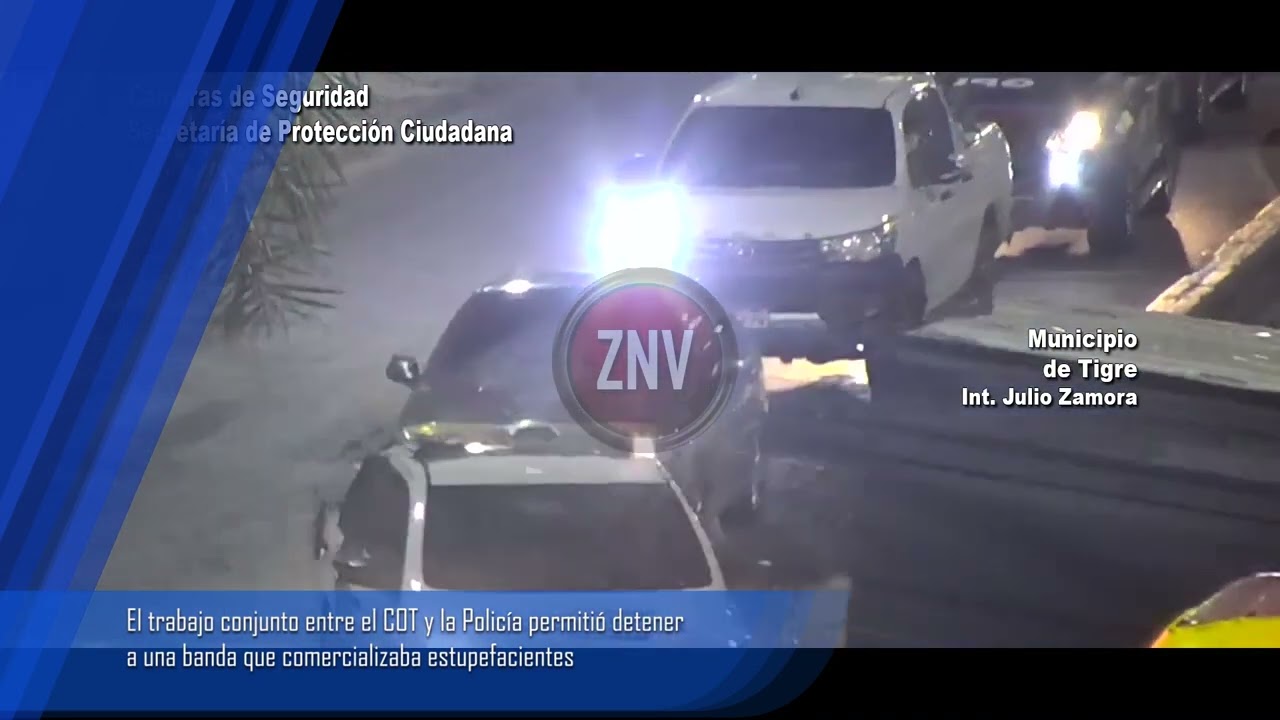 El trabajo conjunto entre el COT y la Policía permitió detener a una banda
