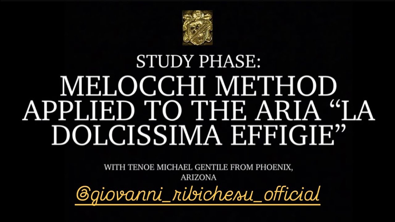 MELOCCHI METHOD APPLIED TO THE ARIA 
