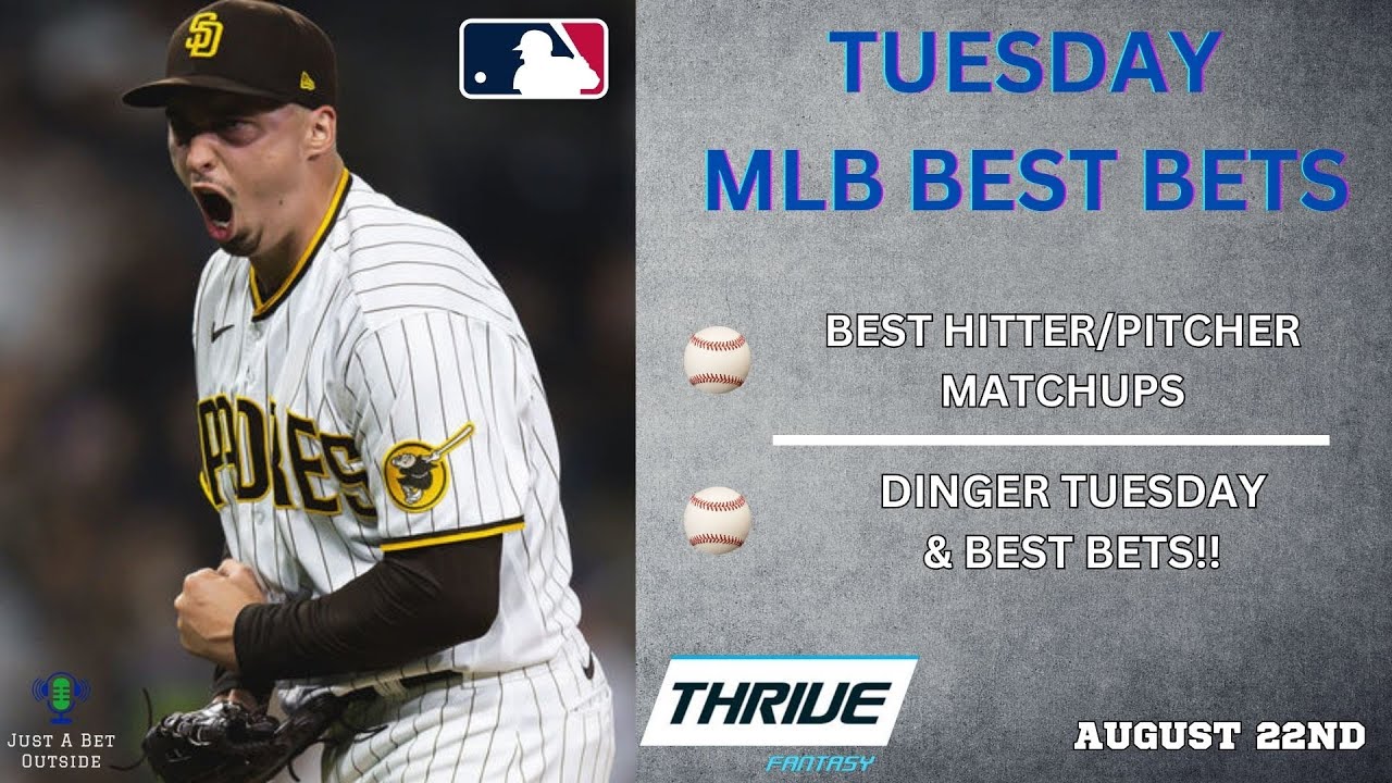 MLB Best Bets, Picks, & Predictions for Today, August 22nd! I Dinger Tuesday! 🔥