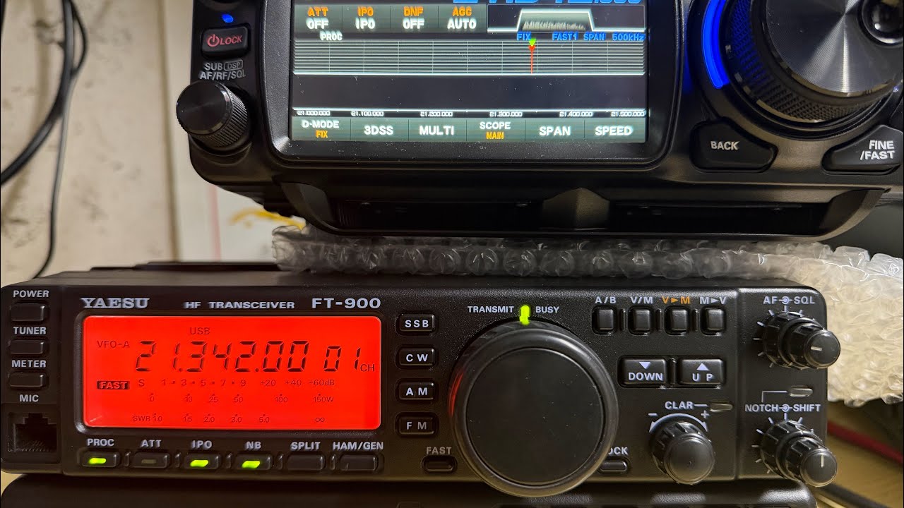 Yaesu FTX-1 optima i FT-900 porównanie odsłuchu #yaesuftx1 