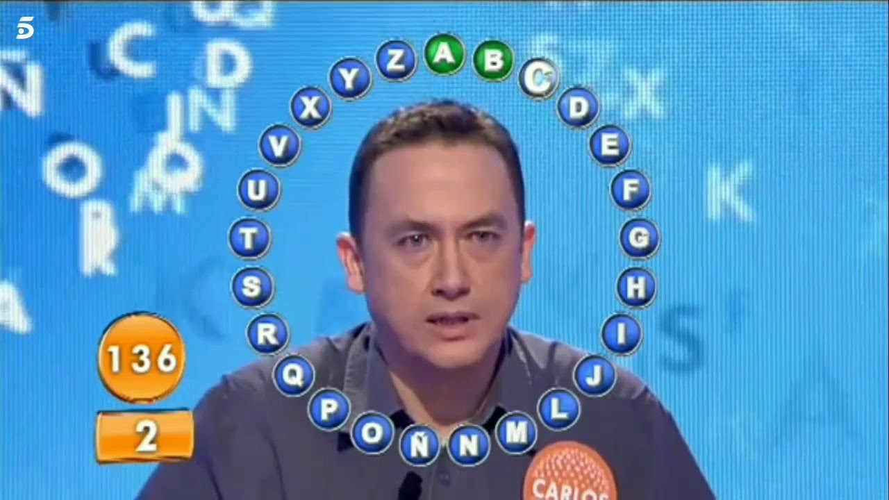 CARLOS GANA EL BOTE DE 300K EN PASAPALABRA