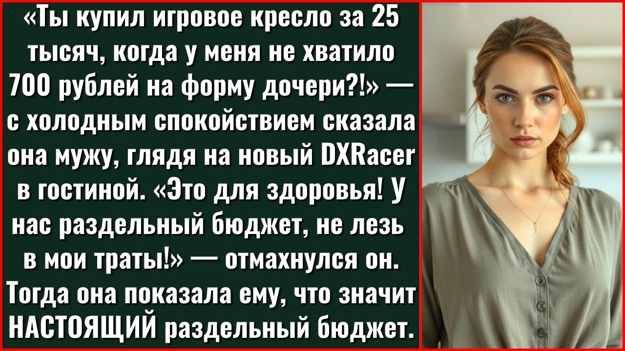 Ты Называешь Раздельным Бюджетом Ситуацию, Когда Ты Тратишь 115 Тысяч На Себя, А Я 42 На Семью?!