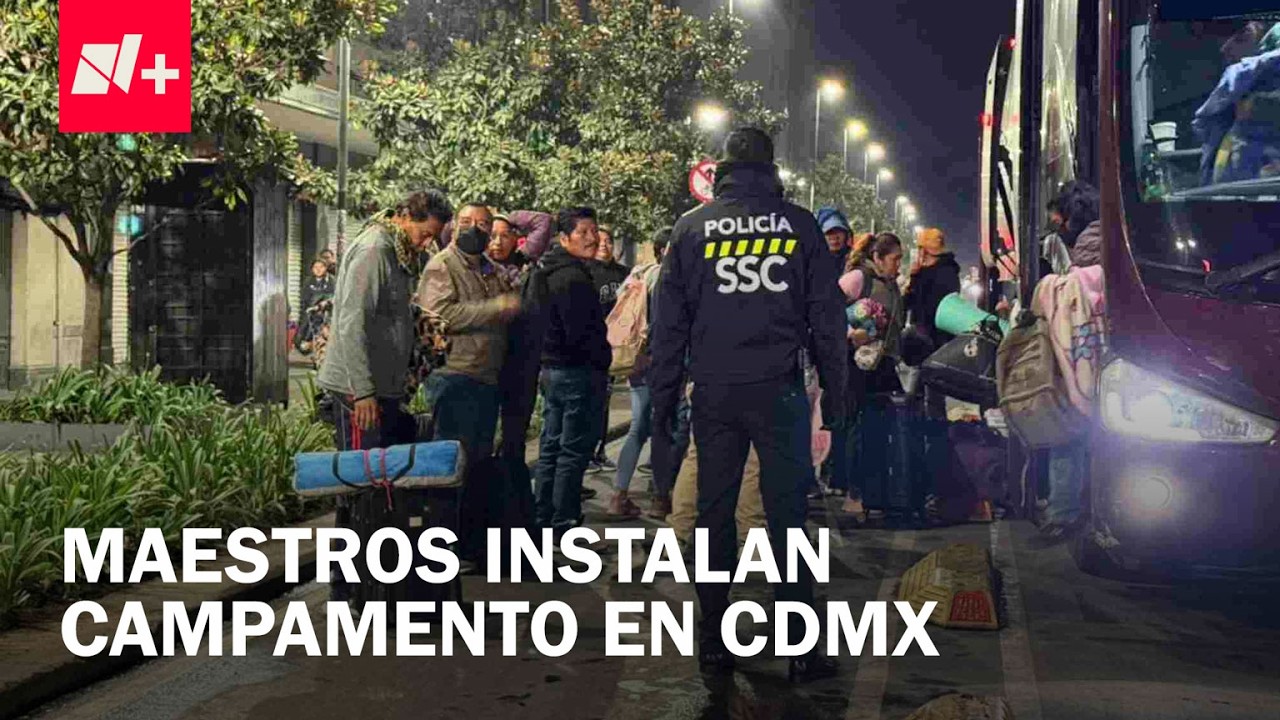 Megamarcha y paro de la CNTE: Maestros llegan al Zócalo CDMX - Las Noticias