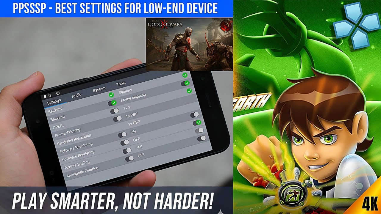 PPSSPP Best Settings Android 60FPS