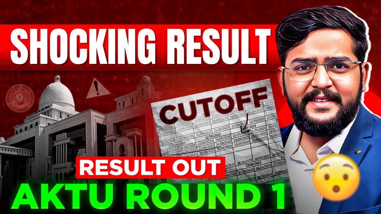 AKTU Round 1 Result Out 2024 |Shocking Seat Allotment & Complete Cut-Off Analysis | AKTU Counselling