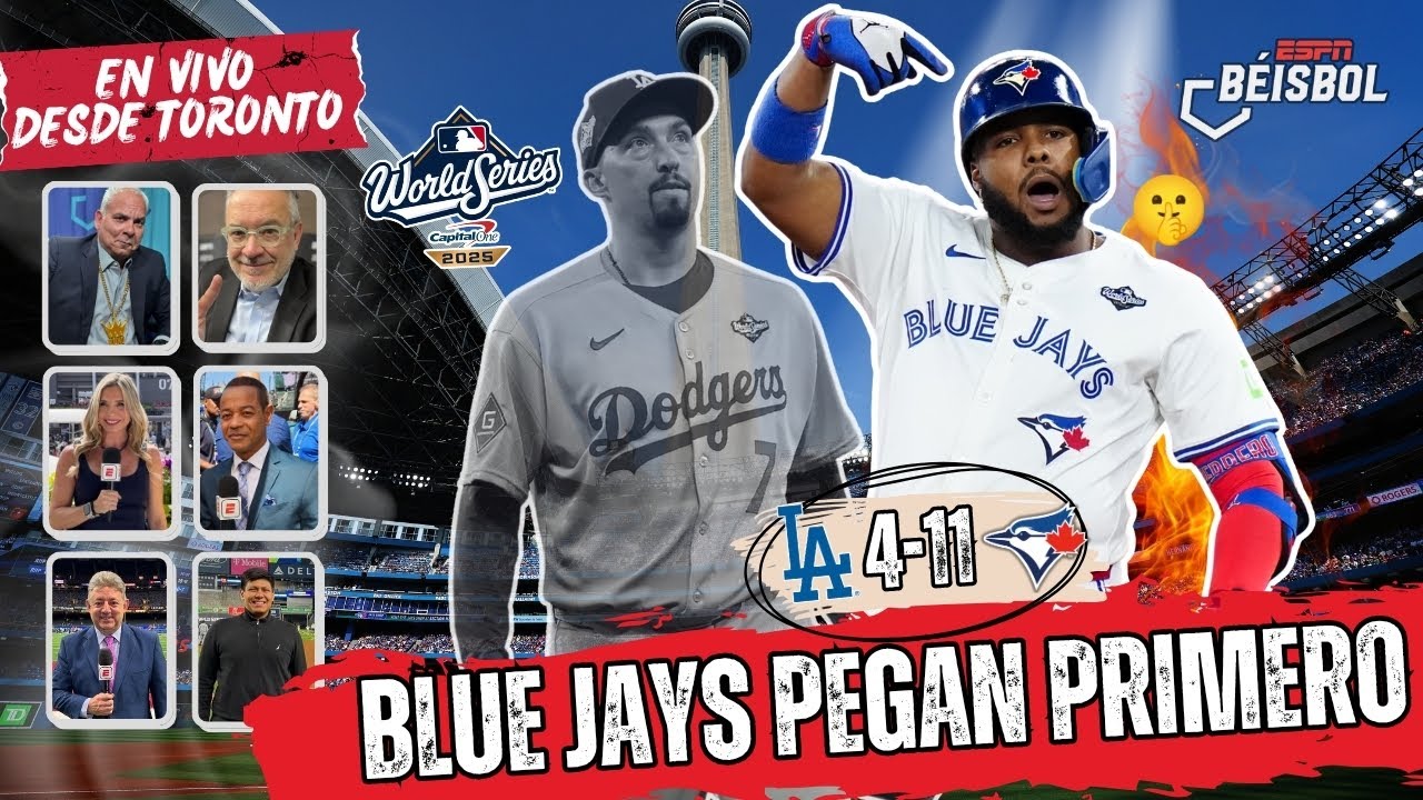 BLUE JAYS APLASTARON A DODGERS y CALLAN MUCHAS BOCAS en JUEGO 1 de la SERIE MUNDIAL | ESPN Beisbol