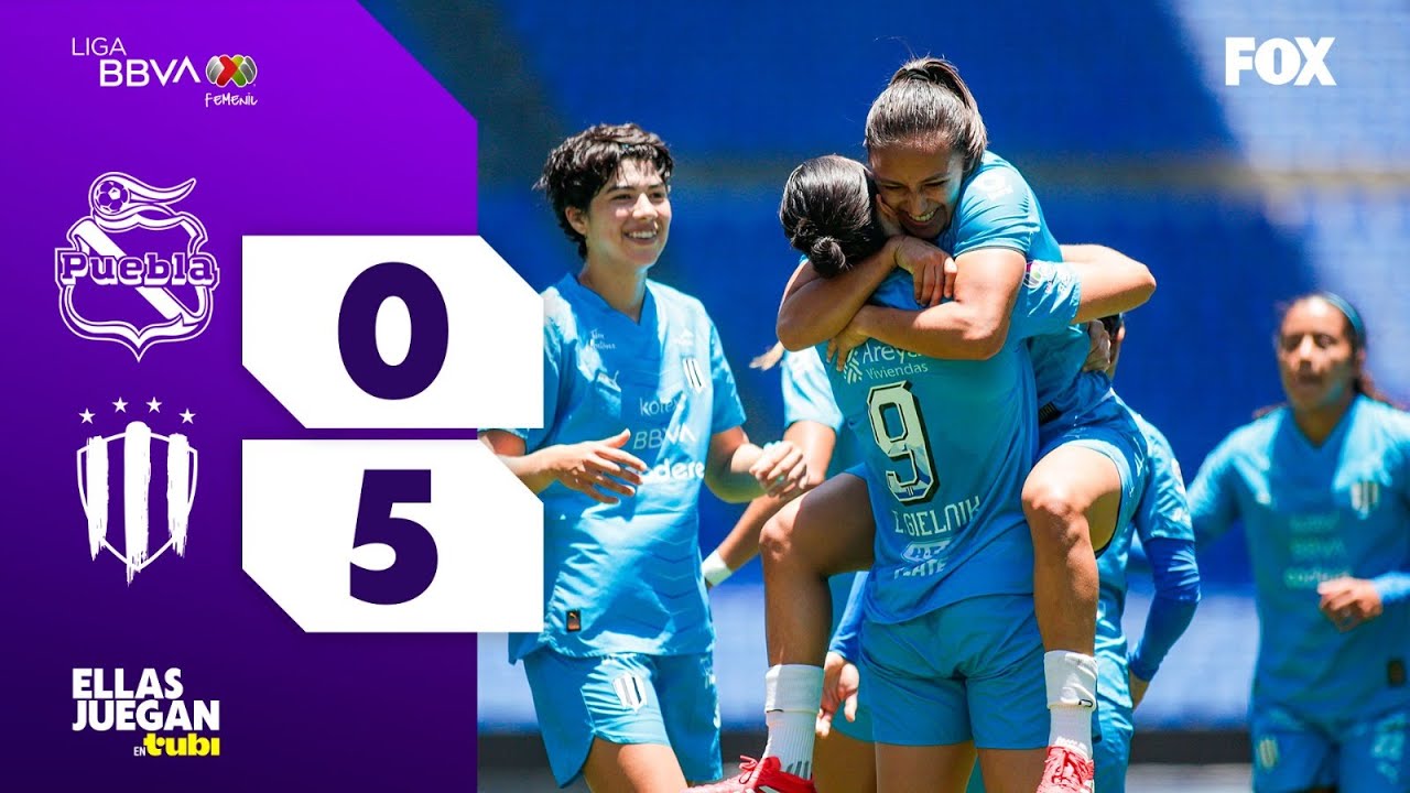 PUEBLA 0-5 RAYADAS | RESUMEN | LIGA MX FEMENIL | APERTURA 2025 | JORNADA 4
