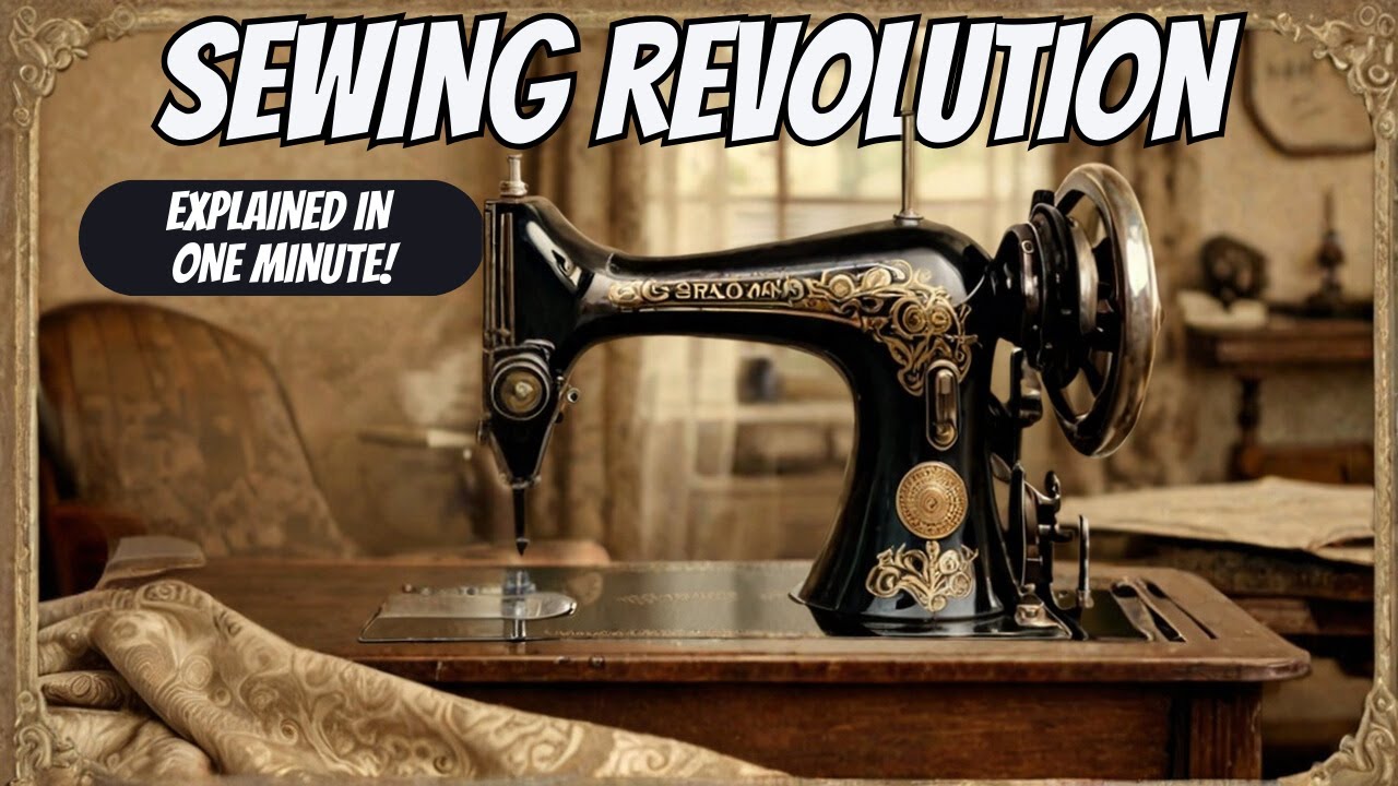 Singer Sewing Machine🧵 | Minute History (1851)