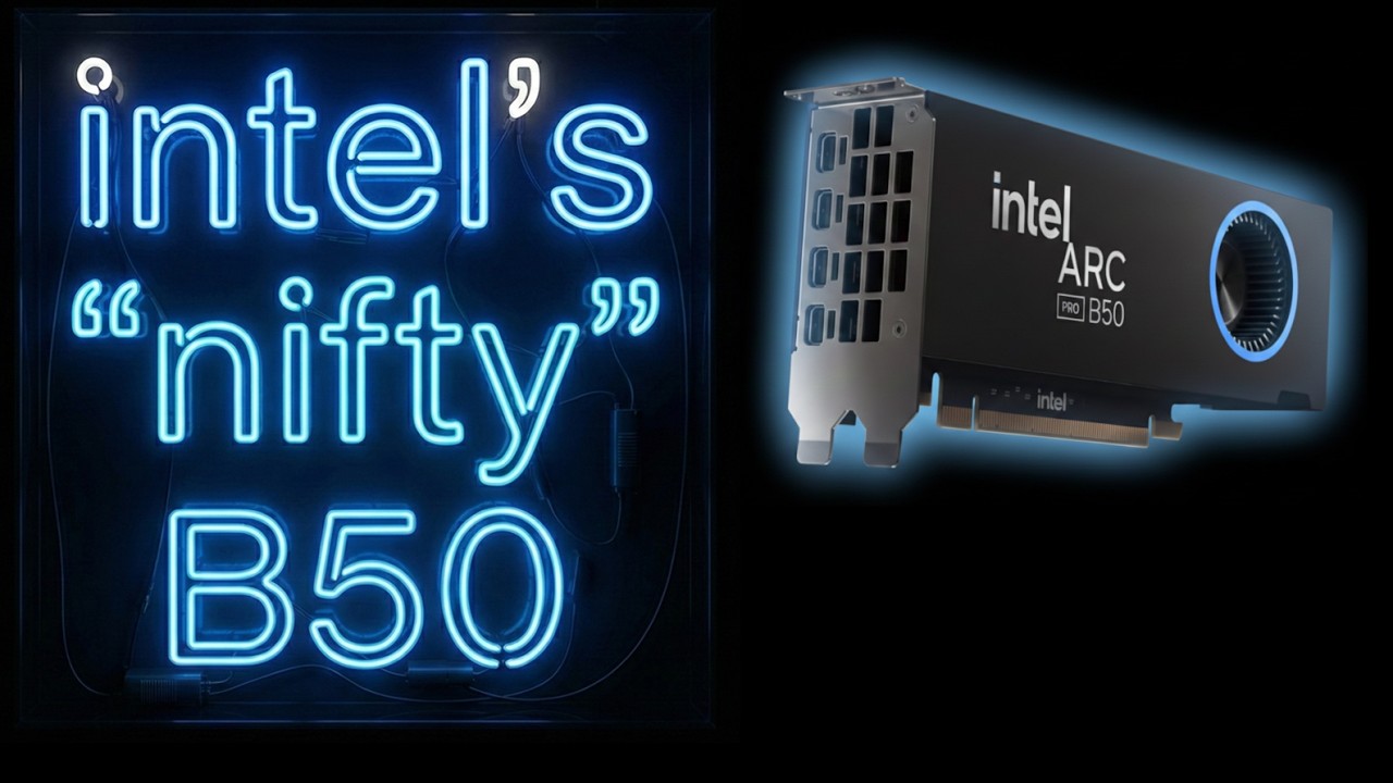 Intel ARC B50 Pro - AI Playground on Intel's 
