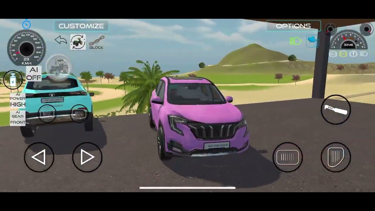 💥Unloading stone in truck😱 and tractor and that bolero and suv  🚙💥#automobile games 