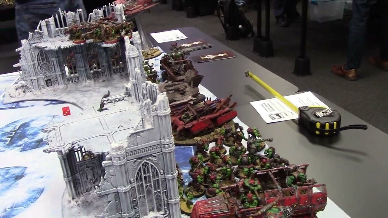 vlog #1318 - Battle Report (10th) 2000pts Orks vs Dark Angels