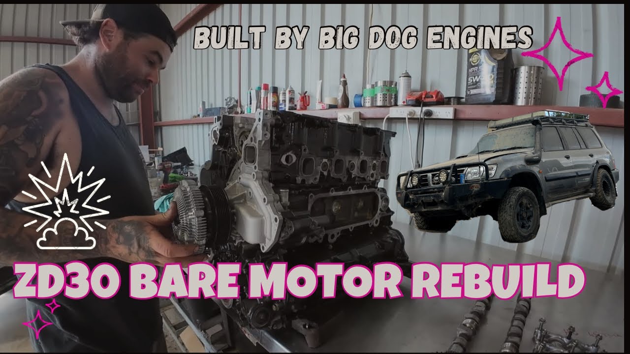 GU BUILD EP2 ||  ZD30 REBUILD PART 1 