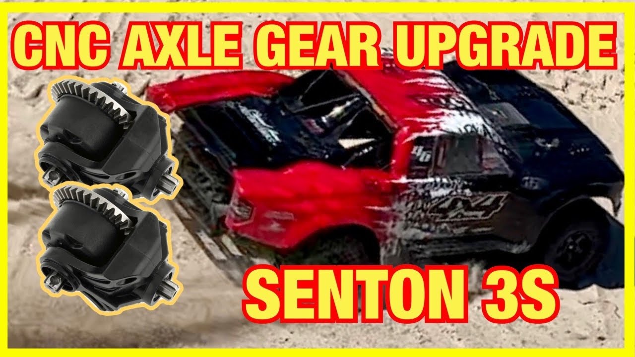 UPGRADED CNC 4S Diff gears in the Senton 3S