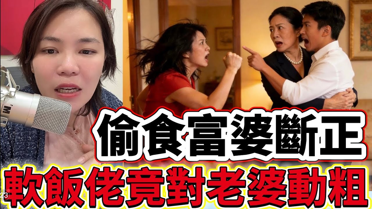 偷食富婆斷正，軟飯佬竟對老婆動粗 #情感 #廣東話 #情感故事 #分享 #婚姻 #諸事姐
