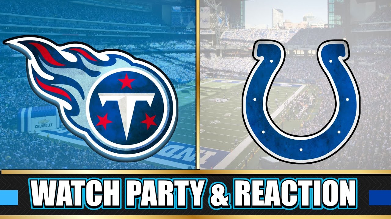 Tennessee Titans vs Indianapolis Colts Live Streaming Watch Party | NFL Football 2025