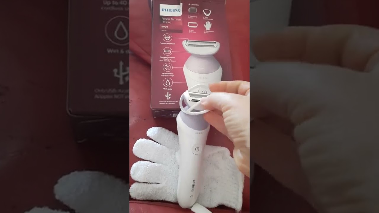 PHILIPS Rasoir fèminin Rasoio 6000 BRL136 Lady Shaver 6000