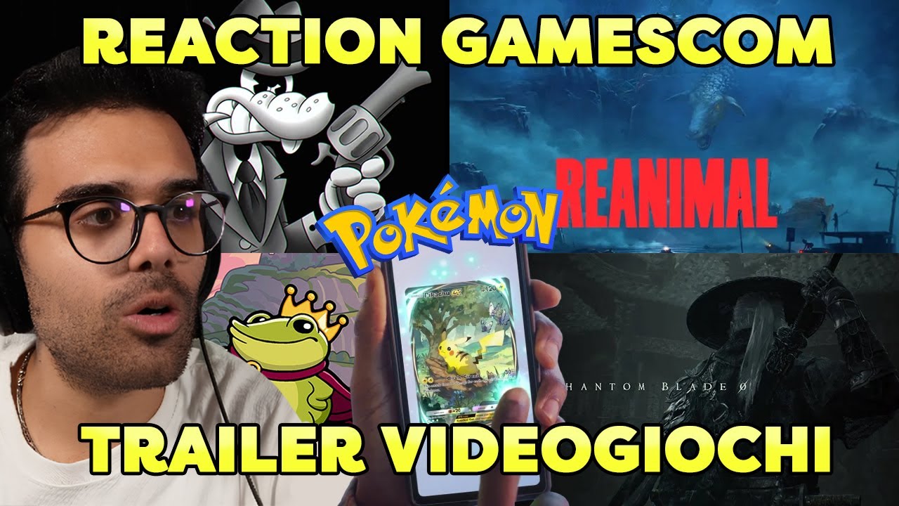 DARIO MOCCIA REAGISCE ai TRAILER VIDEOGIOCHI del GAMESCOM 2024