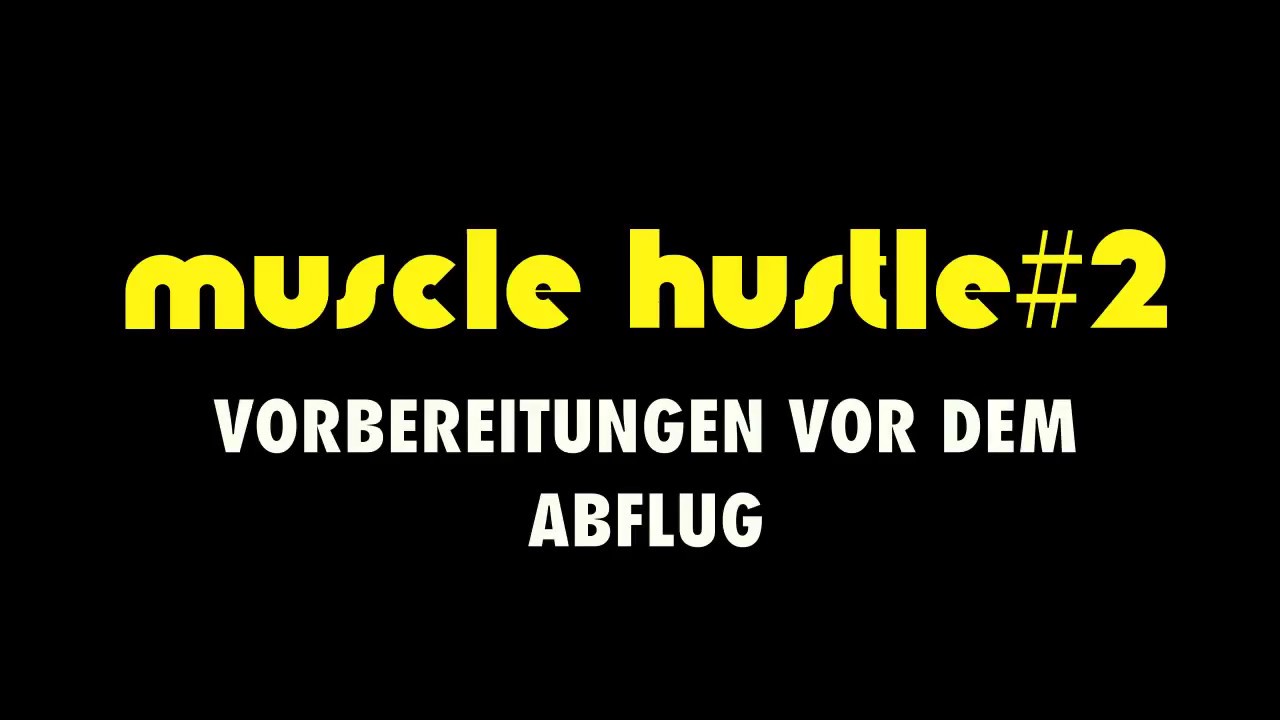 Musclehustle VLOG#2 | Trainieren, Rasieren, Lackieren | Vor dem Shooting