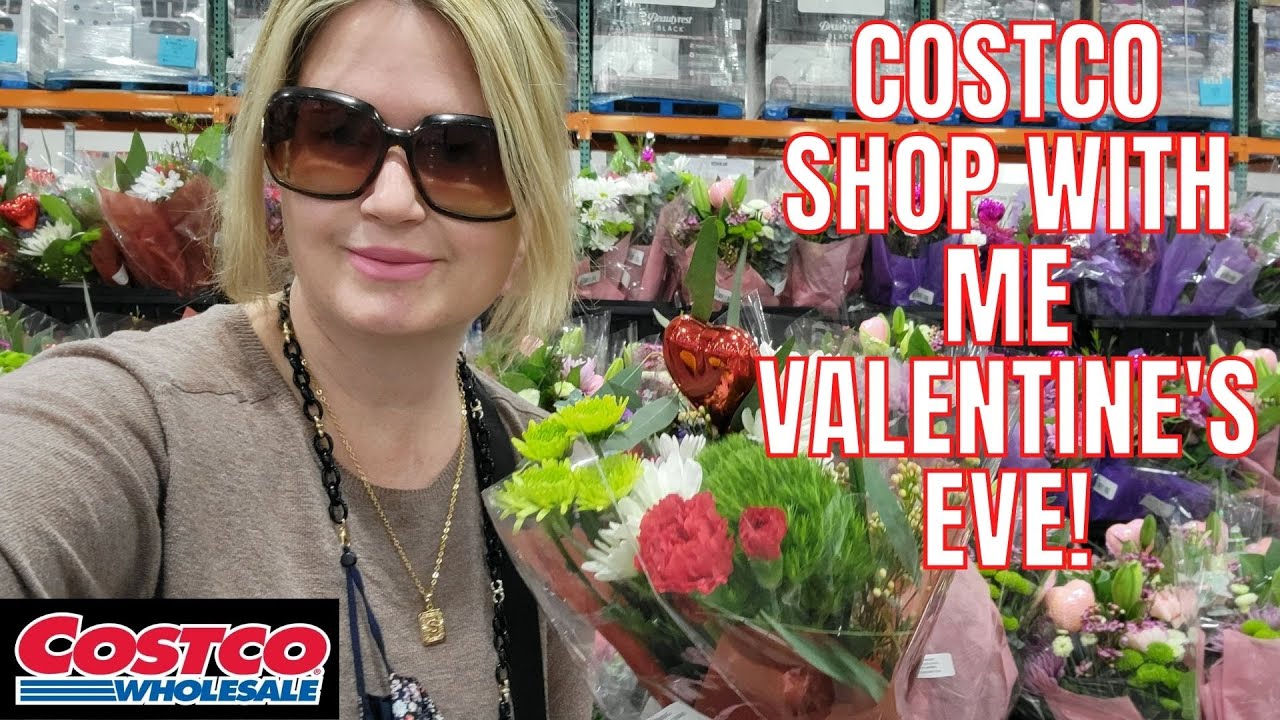 COSTCO VALENTINE'S DAY FLOWERS AND FOOD! COME SHOP WITH ME! #COSTCO
