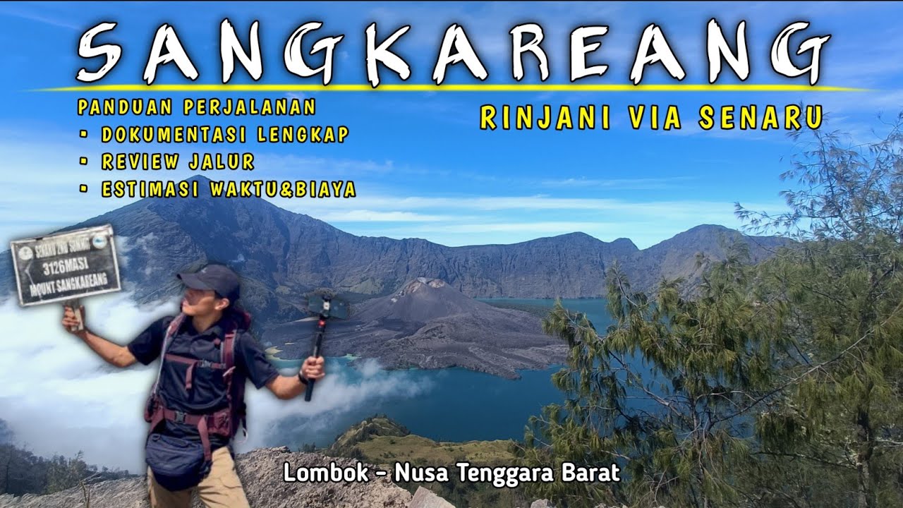 PUNCAK TERSEMBUNYI DI GUNUNG RINJANI❗PENDAKIAN GUNUNG RINJANI VIA SENARU (PUNCAK SANGKAREANG)