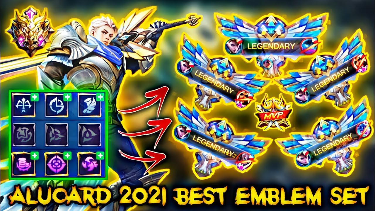 ALUCARD 2021 BEST EMBLEM SET! | WITH ALUCARDO PLAYS | MLBB