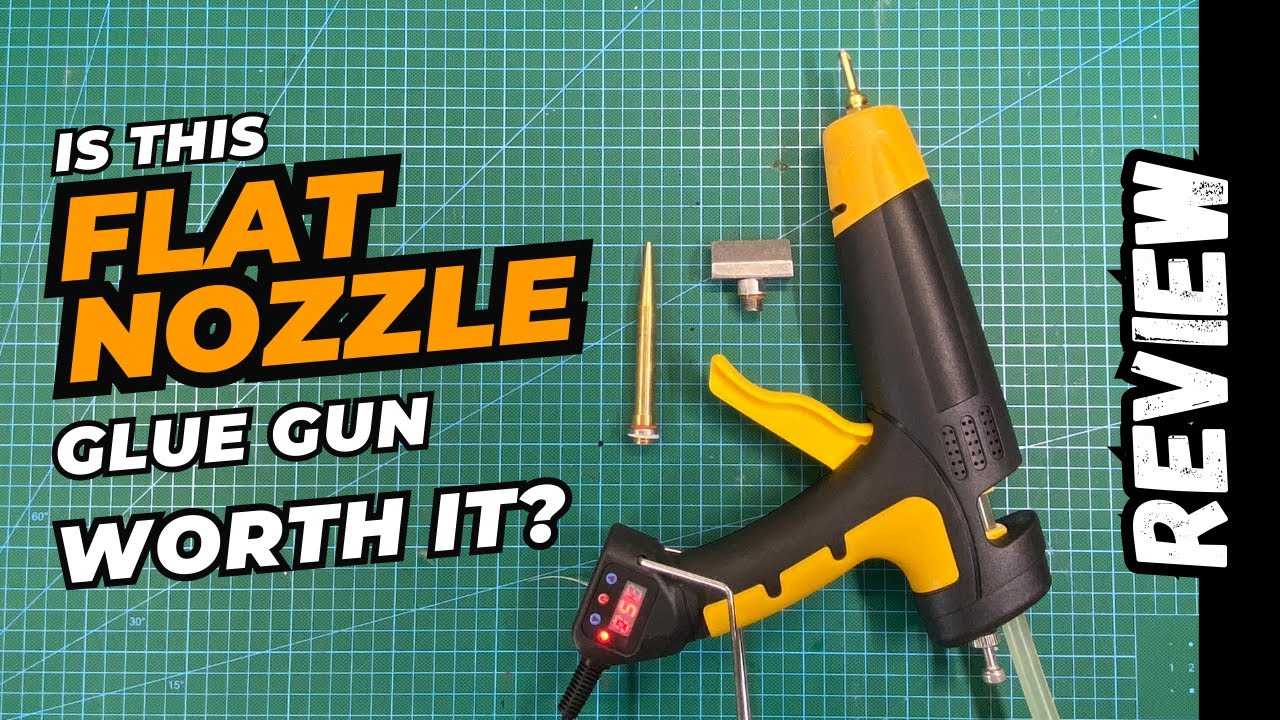 400W Flat nozzle hot glue gun | Product review