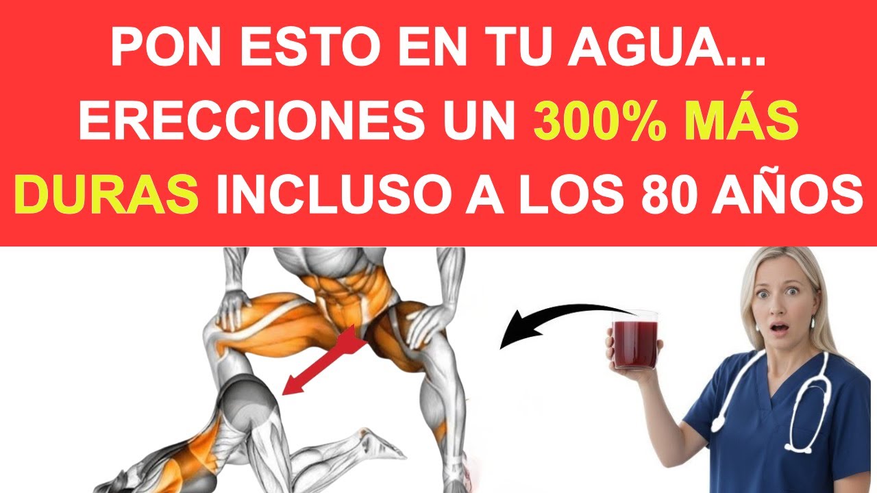 Hombres Mayores de 50 &iexcl;DEJEN DE Beber Agua Sola! Agreguen ESTO para Mejor Circulaci&oacute;n y Vitalidad Di
