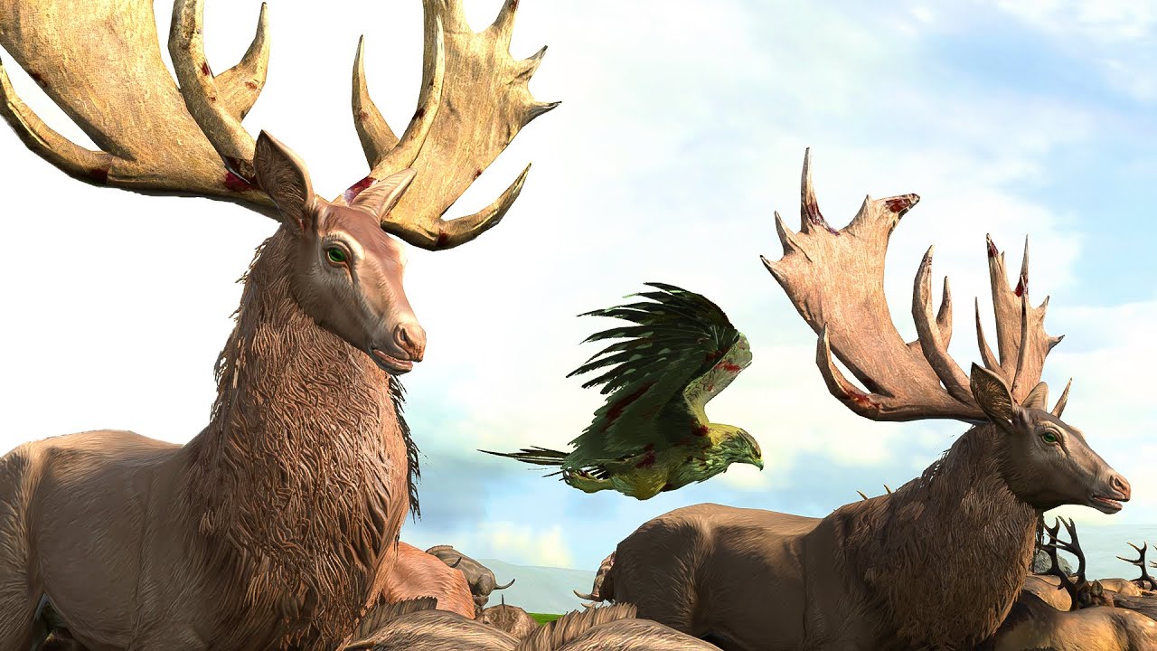 Animals for Wood Elves - OGRE KINGDOMS vs WOOD ELVES - TotalWar Warhammer 3