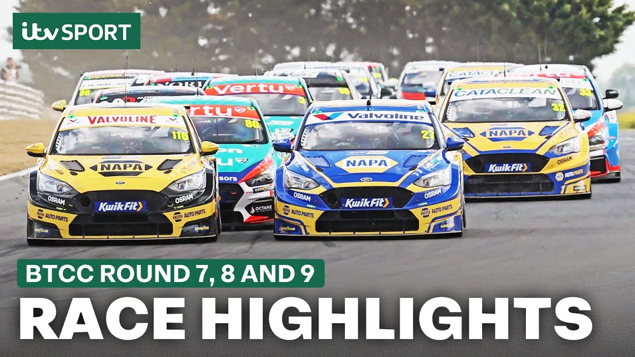 RACE HIGHLIGHTS: BTCC Round 7, 8 and 9 @ Snetterton 2025 | ITV Sport