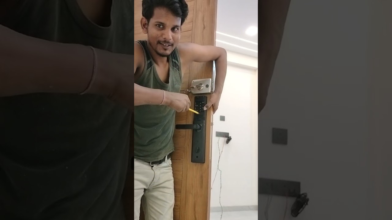 Fingerprint lock installation