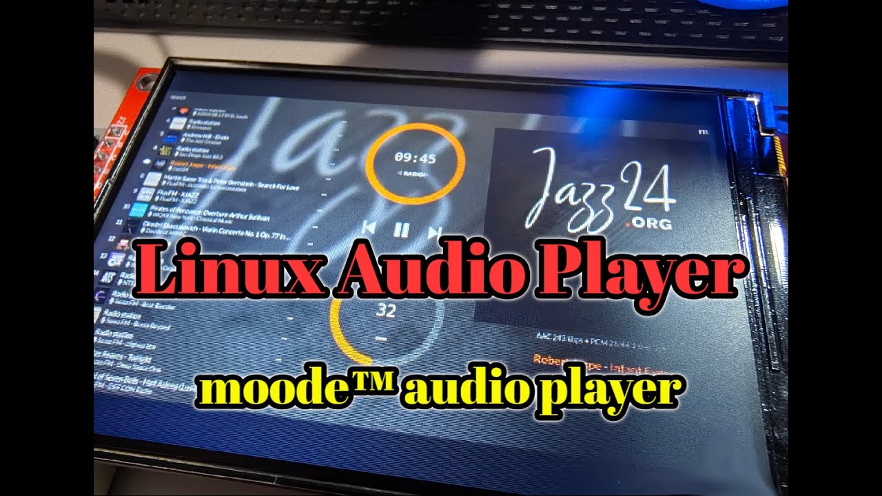 Linux Audio Player - moOde Audio Player - Raspberry Pi Zero 2w - PCM5102A - SPI-дисплей ILI9488.
