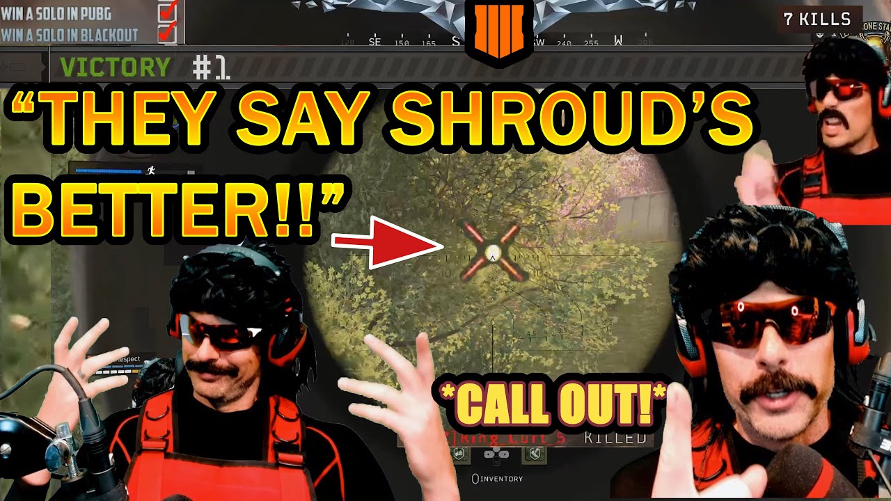 DrDisrespect CALLS SHROUD OUT To Complete Doc's Challenge! (HUGE BLACKOUT WIN!)