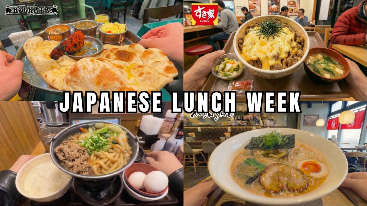 A Week of overworked Japanese Salaryman Lunches:
