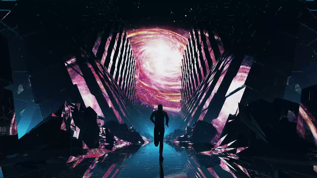 Running On A Space Platform Screensaver 4K