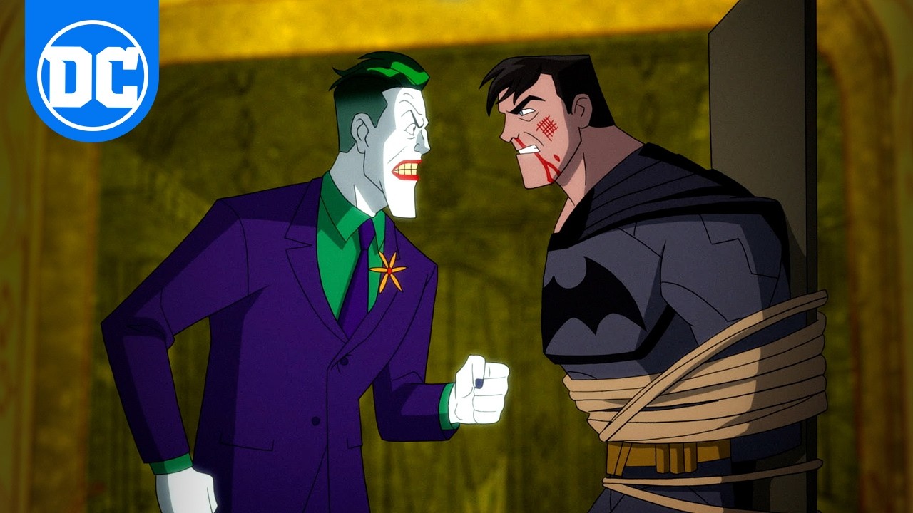 Harley Quinn - The Joker Unmasks Batman | Super Scenes | DC