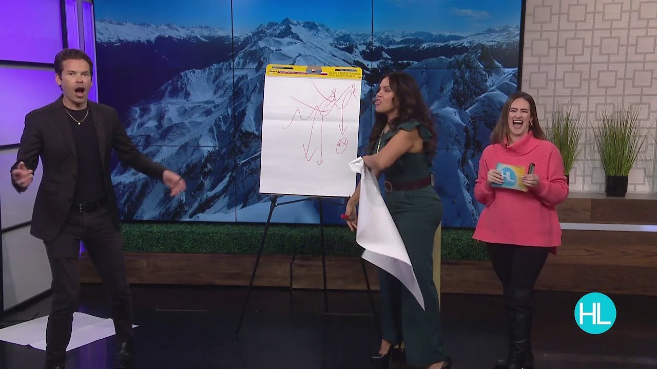 What is that? Derrick and Tessa get ready for the winter games
