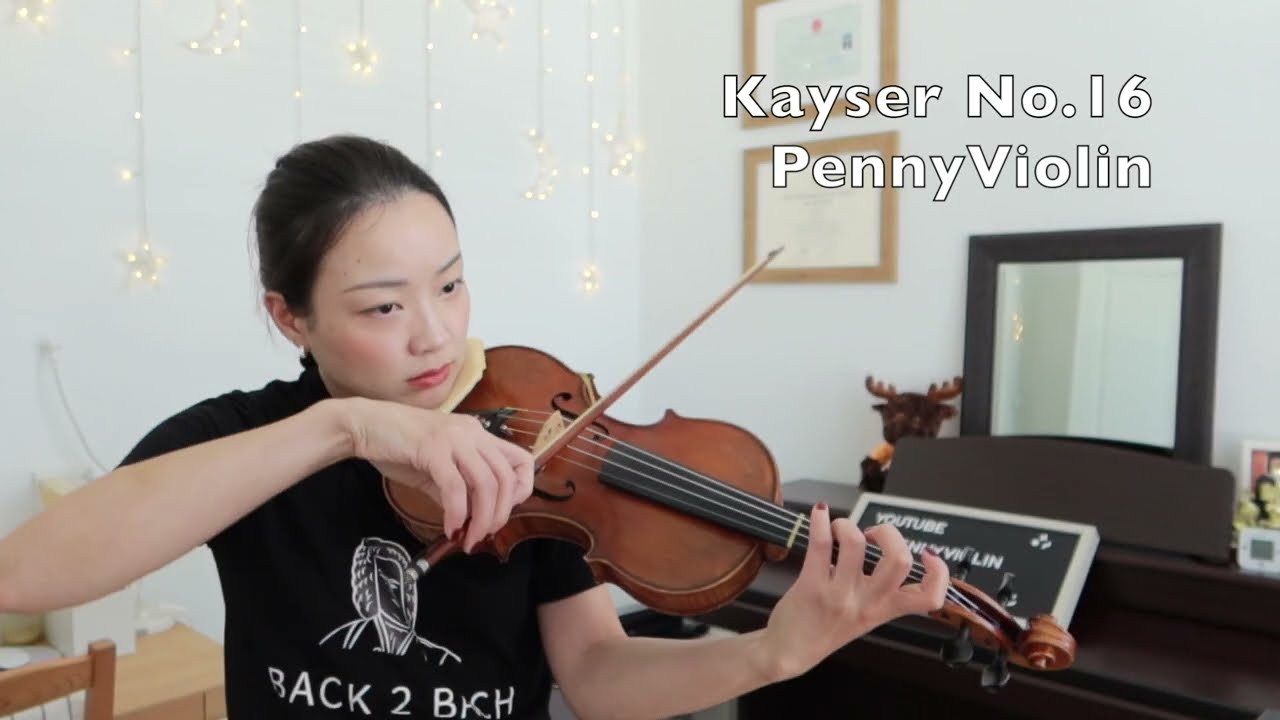Kayser Violin Studies No.16, Slow Speed 45 开塞小提琴练习曲第16课