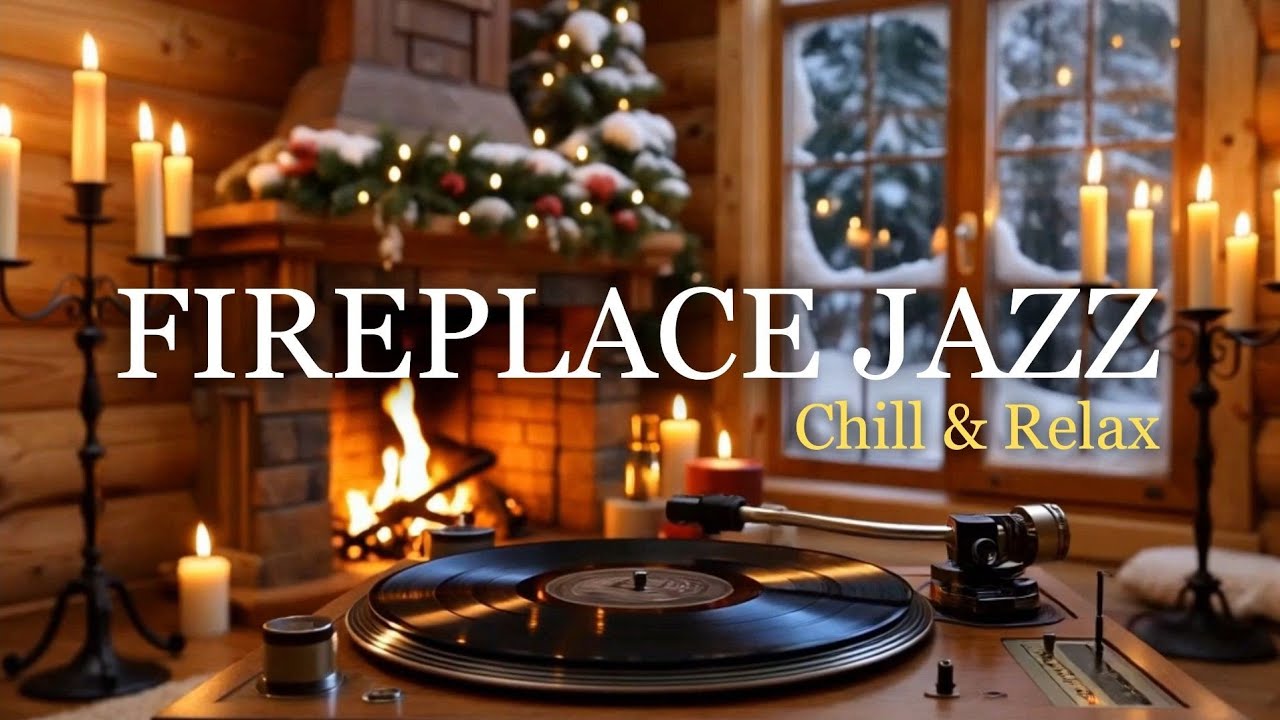 Fireplace Jazz for Winter Nights – The Coziest Music to Warm Your Soul While Snow Falls Outside