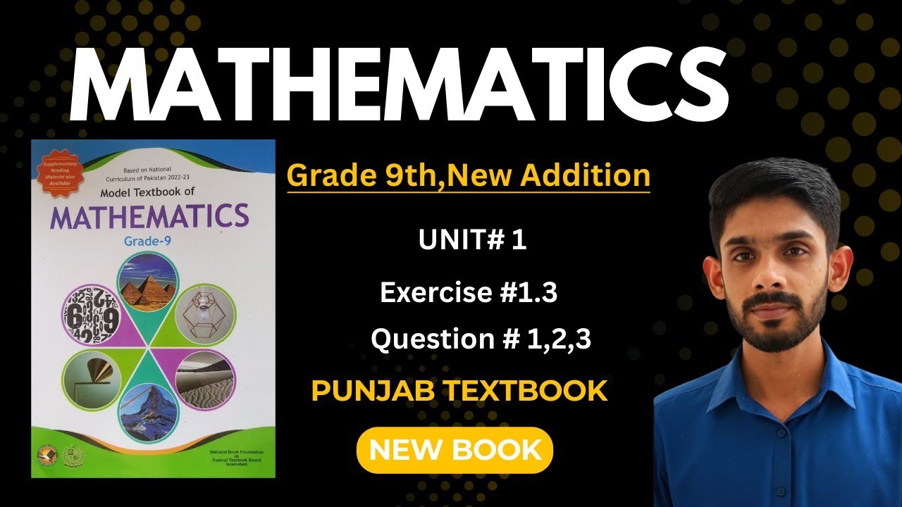 Class 9th | Unit 1 | Exe 1.3 ,  Question 1,2,3 | Punjab Board New Curriculum |