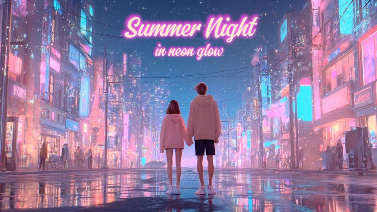 여름밤 산책, 드라이브에 어울리는 네온 감성 chill 플레이리스트 🌙✨ | Summer Nights in Neon Glow