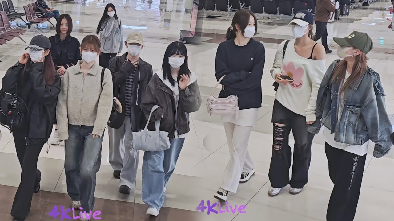 NiziU 니쥬 ニジュー Gimpo Arrival from Japan after INGALIVE UNI-CON 인가라이브 in Tokyo Dome 250414