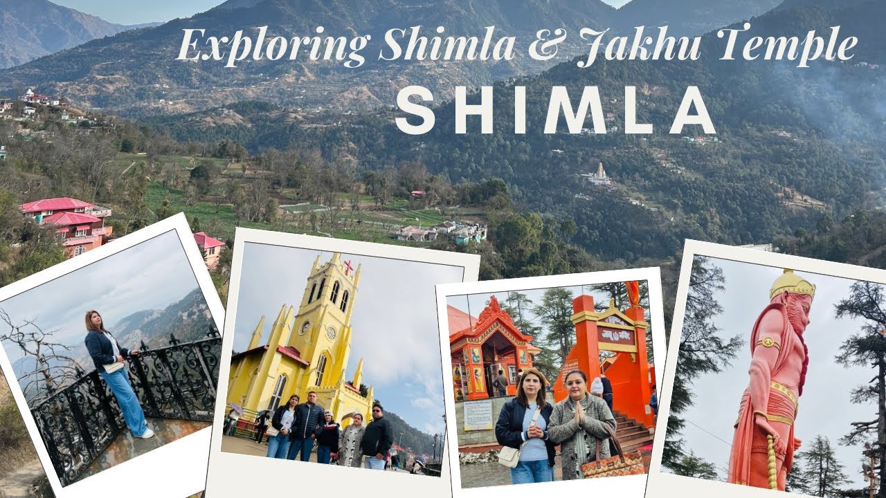 Exploring Shimla & Jakhu Temple | Snow, Monkeys, Cold Breeze & Mountain Views | #mountains #family 