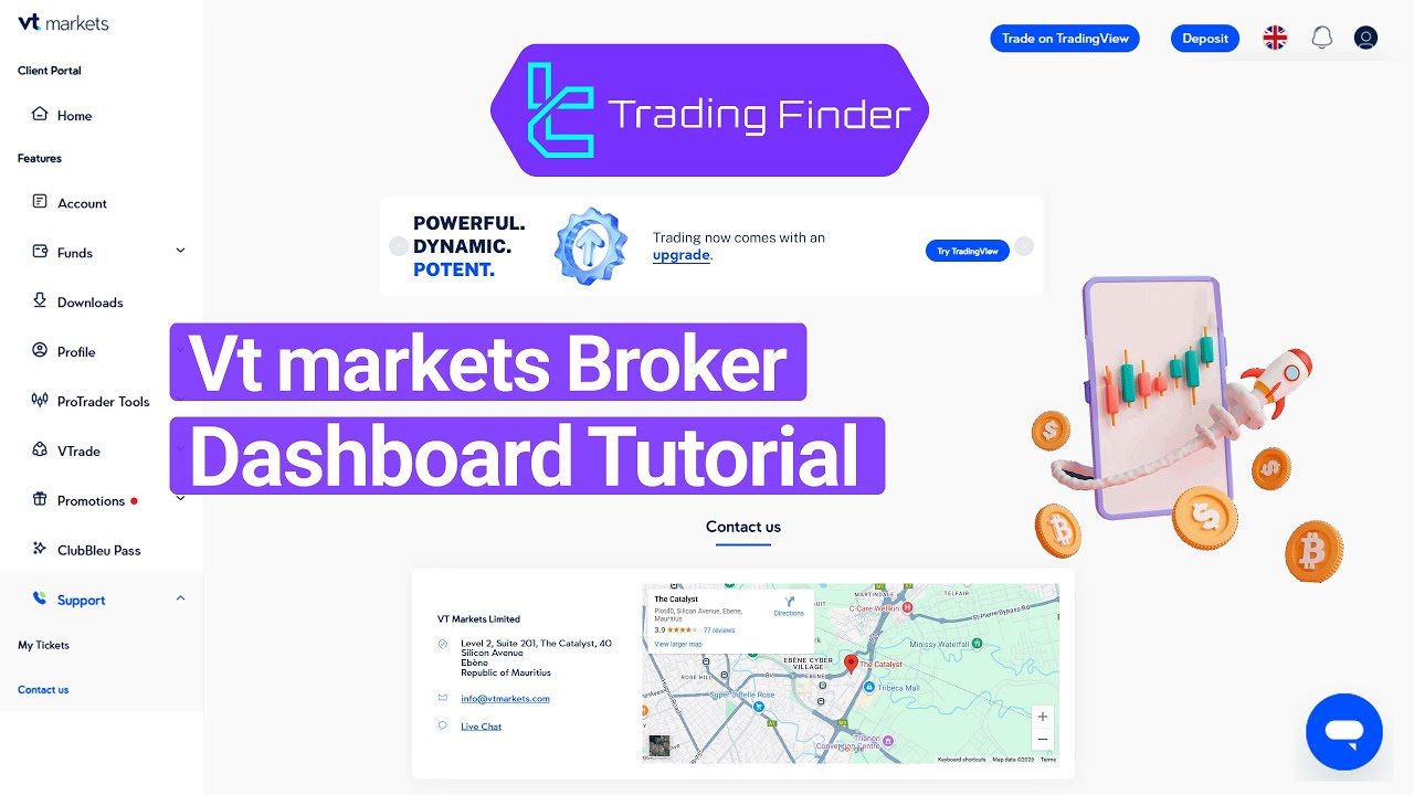🚀 VT Markets Broker Dashboard - TradingFinder