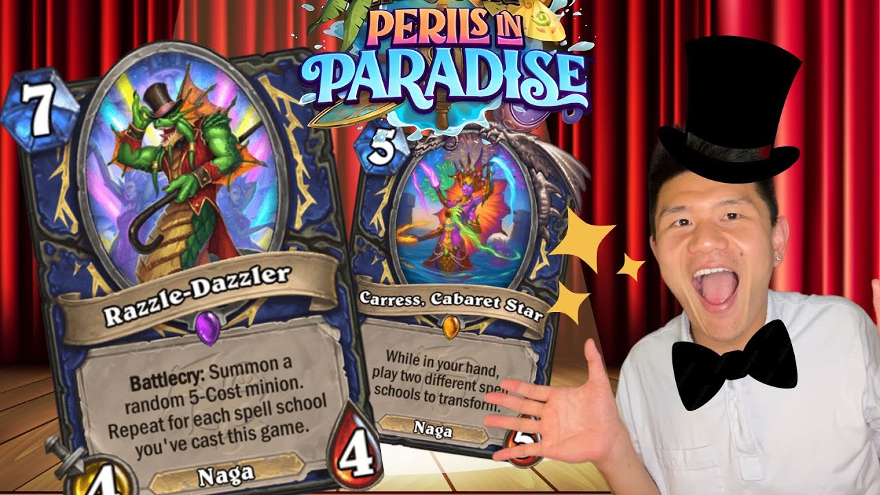 Hearthstone (Cabaret Shaman): Give em' the old ✨Razzle-Dazzle✨